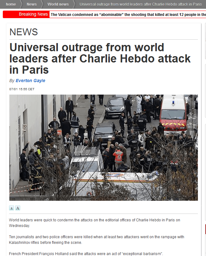 Charlie Hebdo attack